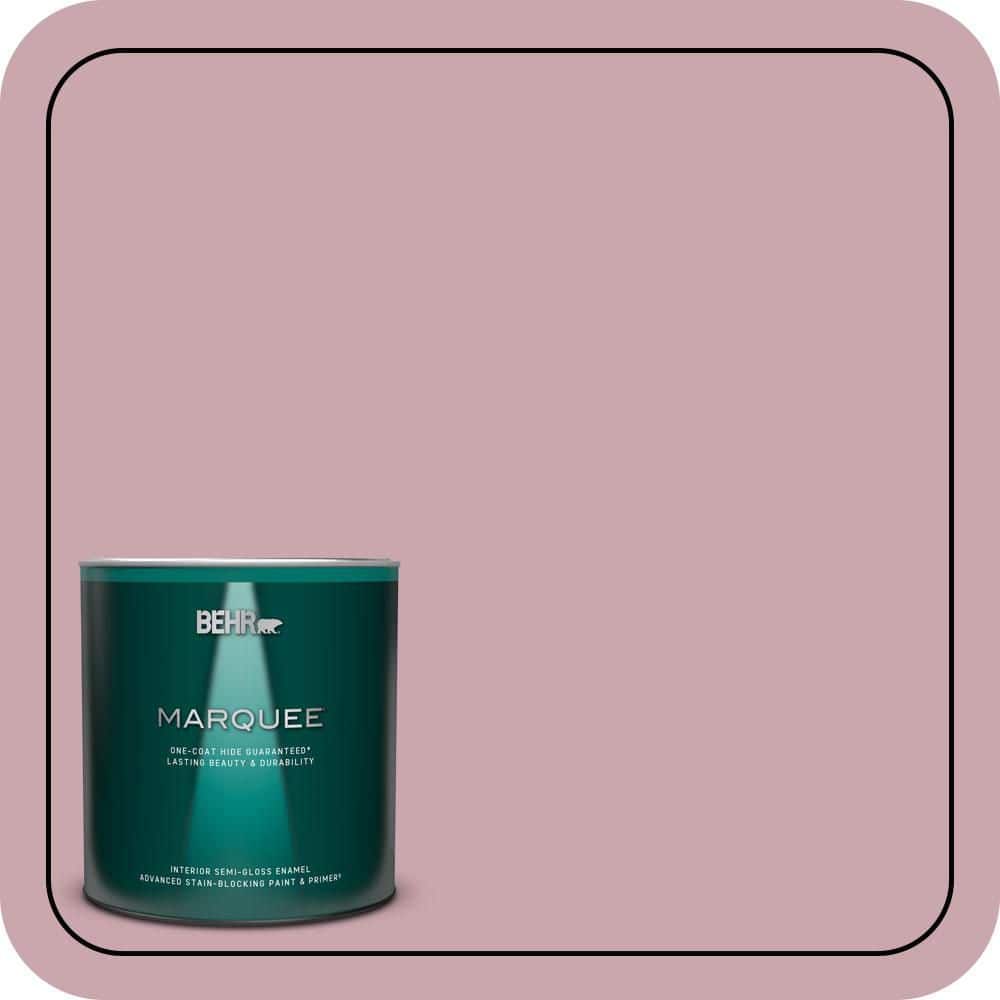 BEHR MARQUEE 1 qt. #MQ1-04 Dutchess Dawn One-Coat Hide Semi-Gloss Enamel Interior Paint & Primer