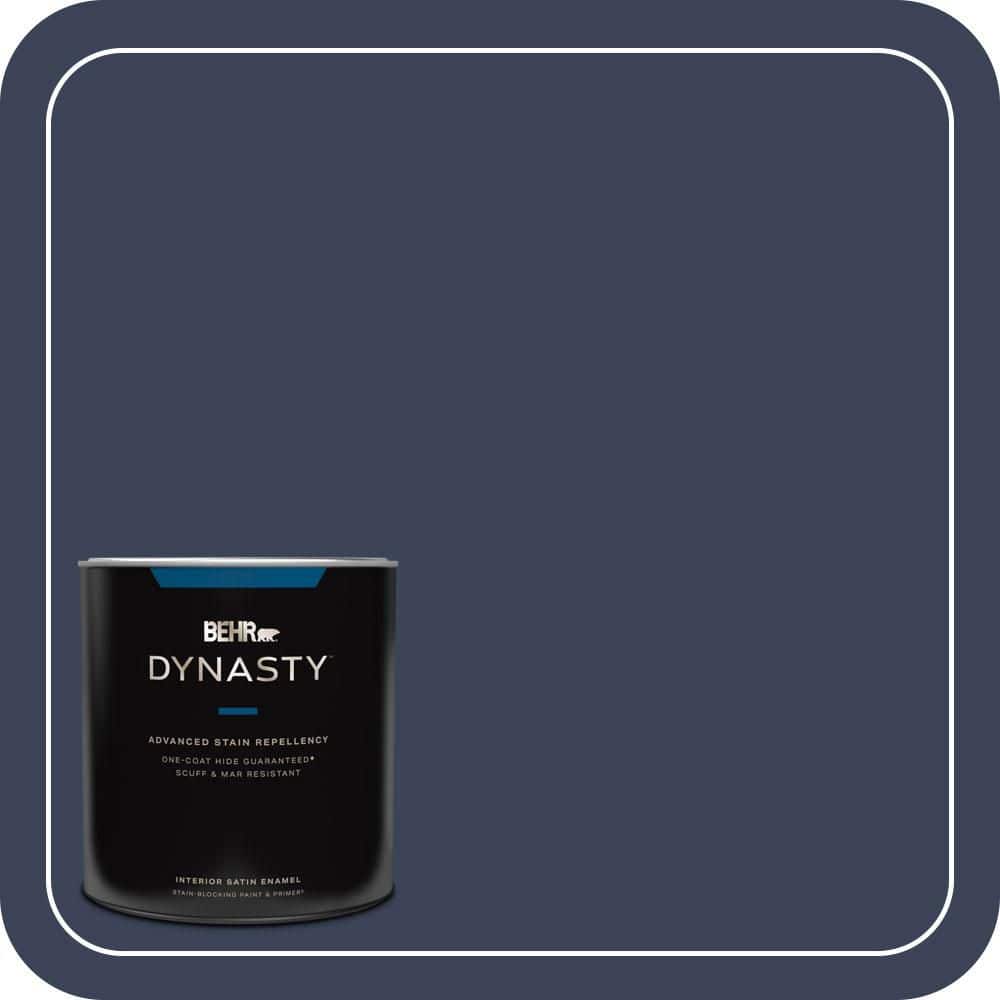 BEHR DYNASTY 1 qt. #600F-7 Soulful Music Satin Enamel Interior Stain-Blocking Paint & Primer