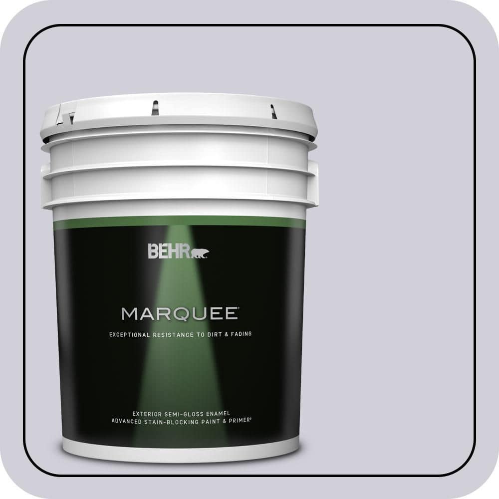 BEHR MARQUEE 5 gal. #660E-2 Purple Essence Semi-Gloss Enamel Exterior Paint & Primer