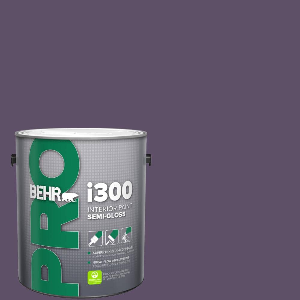 BEHR PRO 1 gal. #M560-7 Muscat Grape Semi-Gloss Interior Paint