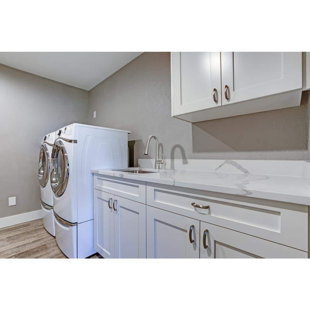 Glacier Bay Clare Single Handle Pull Down Sprayer Laundry Utility Faucet in Spot Free Stainless Steel (2)