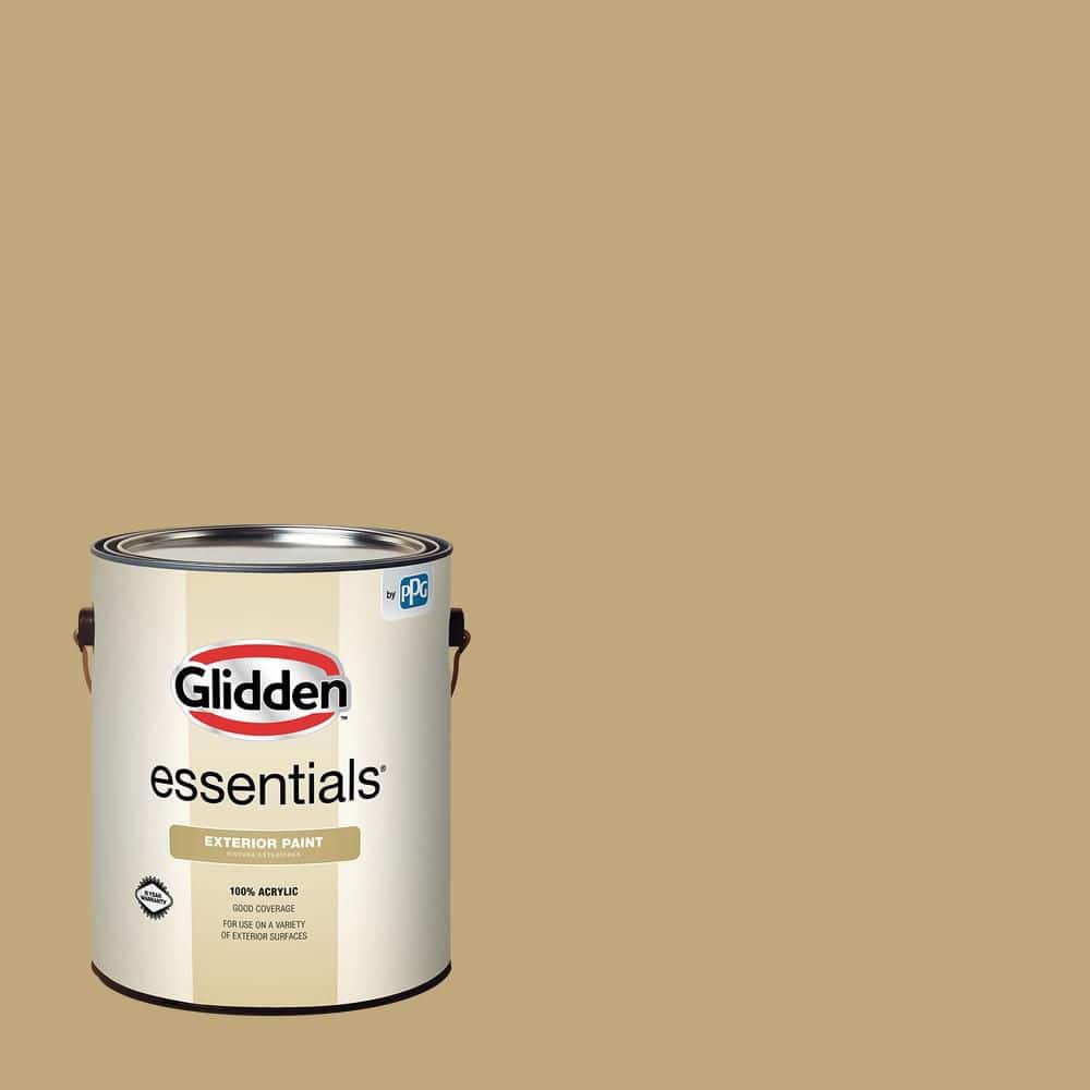 Glidden Essentials 1 gal. PPG1093-5 Antiquity Flat Exterior Paint