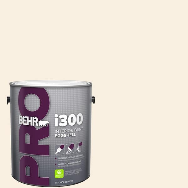 BEHR PRO 1 gal. #M220-1 Marshmallow Whip Eggshell Interior Paint (2)