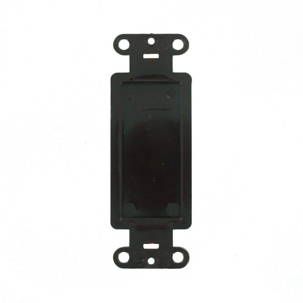 Leviton Decora 1-Gang Brown Nylon Wall Plate Adapter Insert (1-Pack) 80414 (3)
