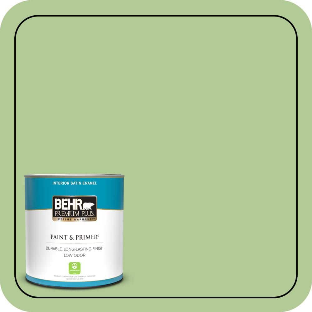 BEHR PREMIUM PLUS #430D-4 Garden Spot Enamel Low Odor & Primer