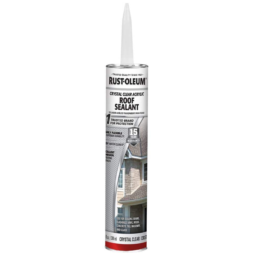 Rust-Oleum 10.1 oz. Crystal Clear Acrylic Roof Sealant