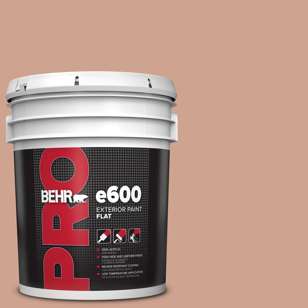 BEHR PRO 5 gal. #230F-4 Autumn Malt Flat Exterior Paint