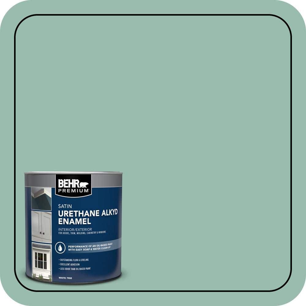 BEHR PREMIUM 1 qt. #M430-4 Sunstone Satin Enamel Urethane Alkyd Interior/Exterior Paint (1)