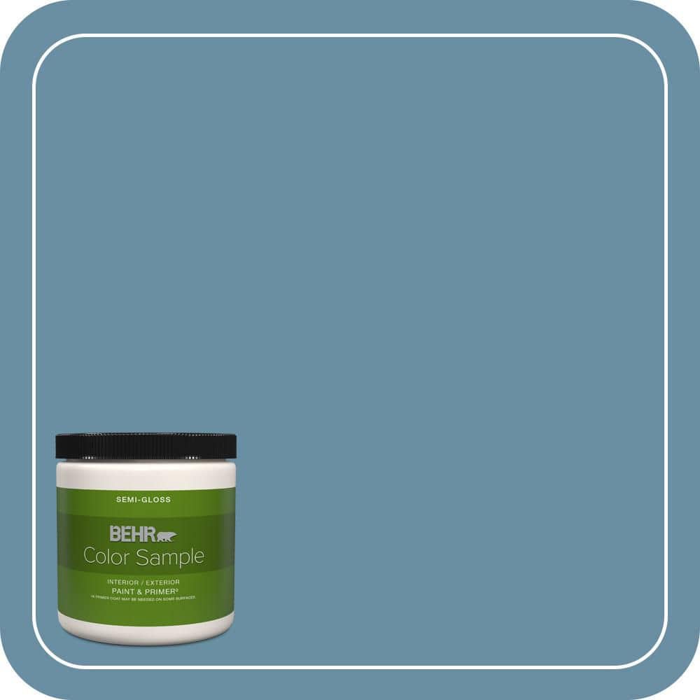 BEHR PREMIUM PLUS 8 oz. #PPU14-04 French Court Semi-Gloss Interior/Exterior Paint & Primer Color Sample