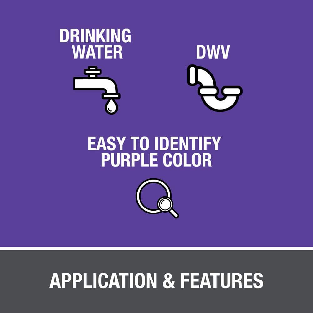 Oatey Purple CPVC and PVC Primer (2)