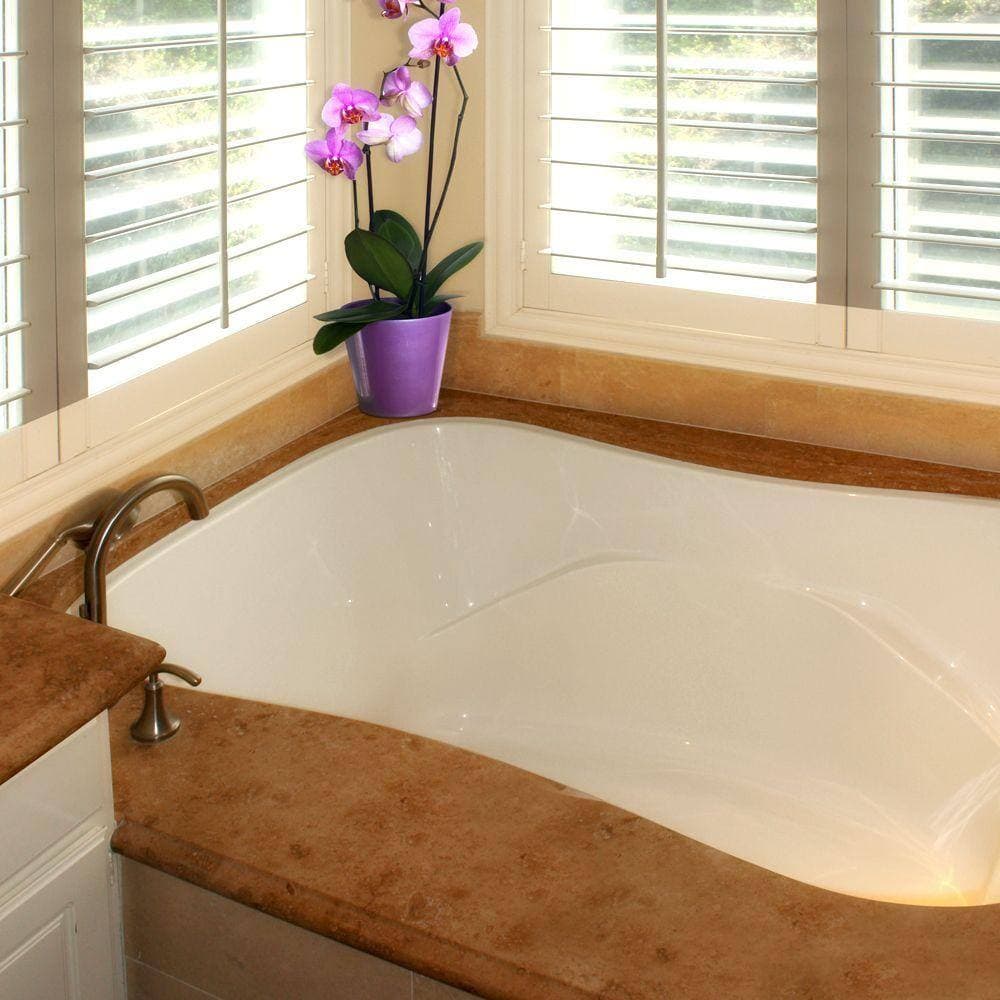 Hydro Systems Providence 72 in. Acrylic Rectangular Drop-in Air Bath Bathtub in White (2)