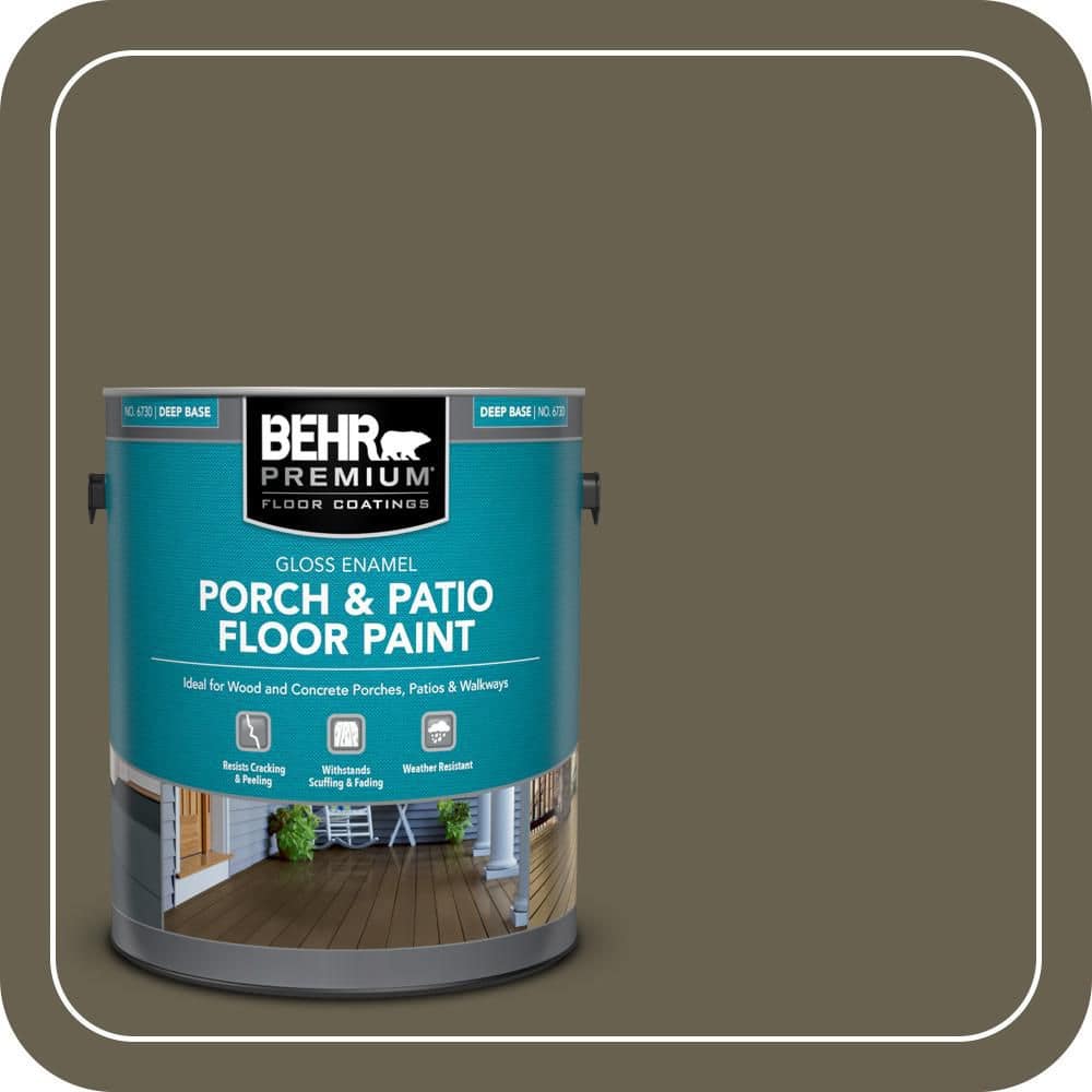 BEHR PREMIUM 1 gal. #PPU8-25 Ivy Topiary Gloss Enamel Interior/Exterior Porch and Patio Floor Paint