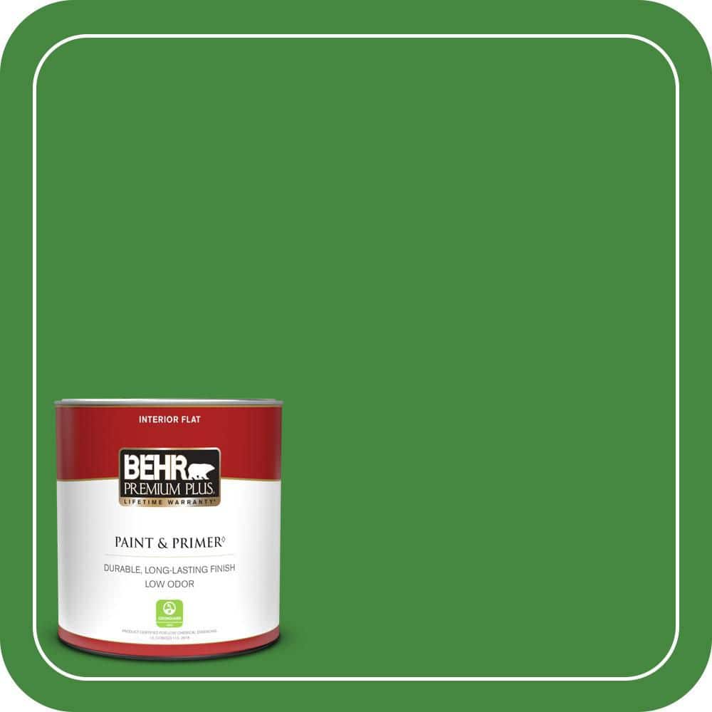 BEHR PREMIUM PLUS #T12-9 Level Up Flat Interior/Exterior Paint & Primer Color Sample