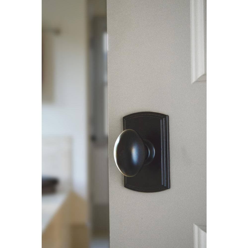 DELANEY HARDWARE Canova Passage (Hall/Closet) Door Knob Black (5-Pack) (2)