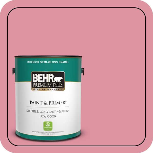 BEHR PREMIUM PLUS #120C-3 Rose Marquis Flat Low Odor & Primer (2)