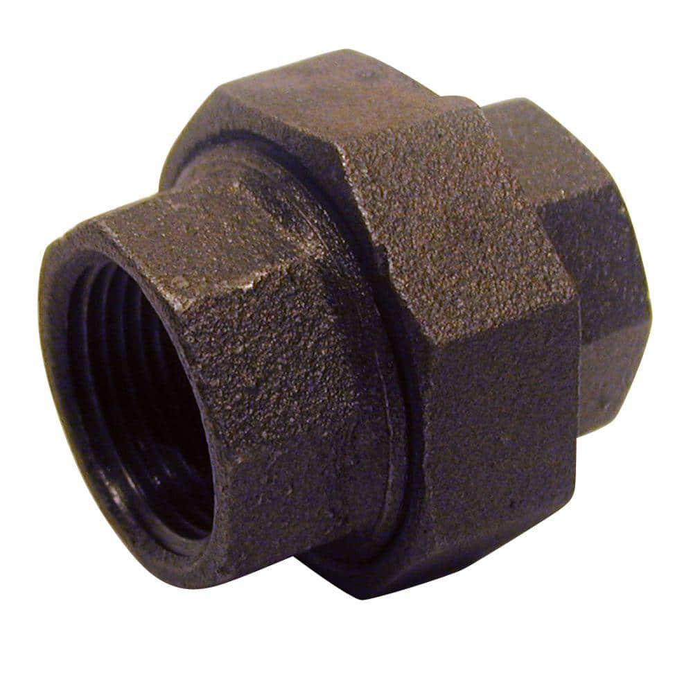 Southland 3/8 in. Black Malleable Iron Pressure FPT x FPT Union