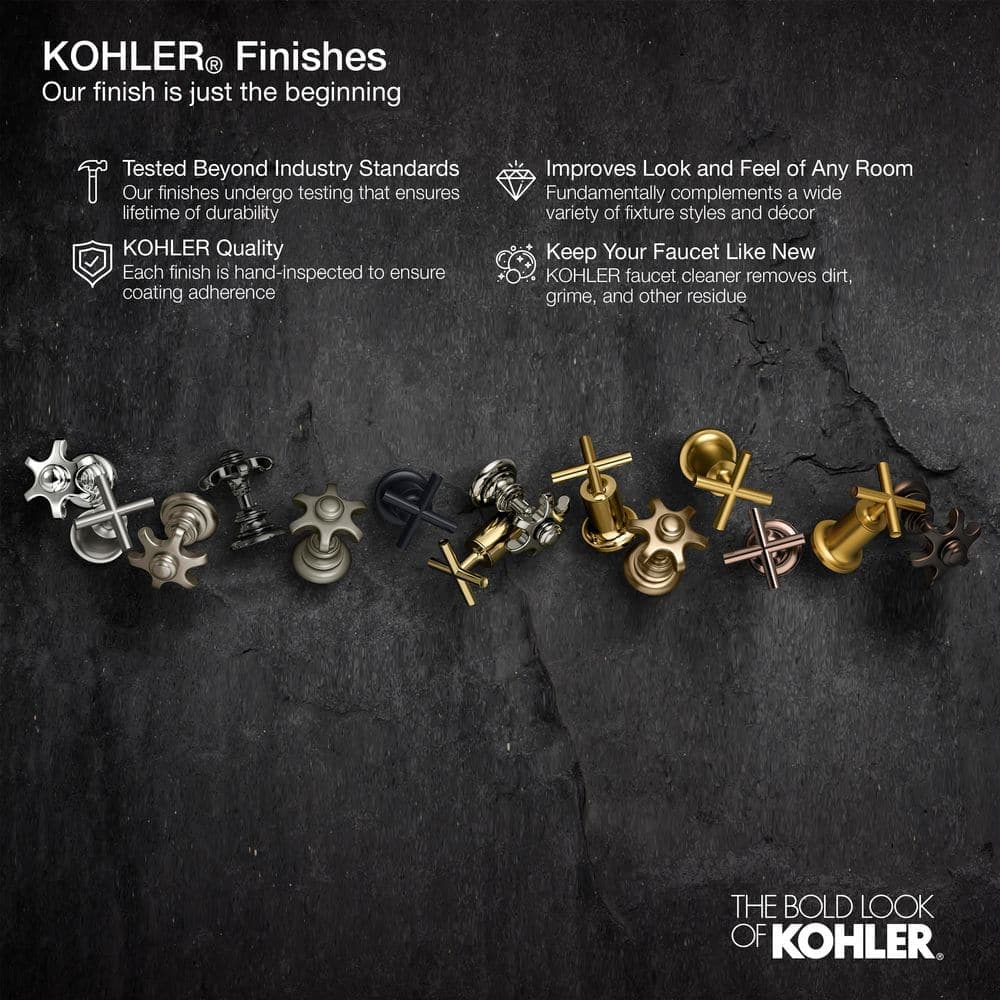 KOHLER Hydrorail-S Shower Column Kit 1.75 GPM in Vibrant Brushed Moderne Brass (3)