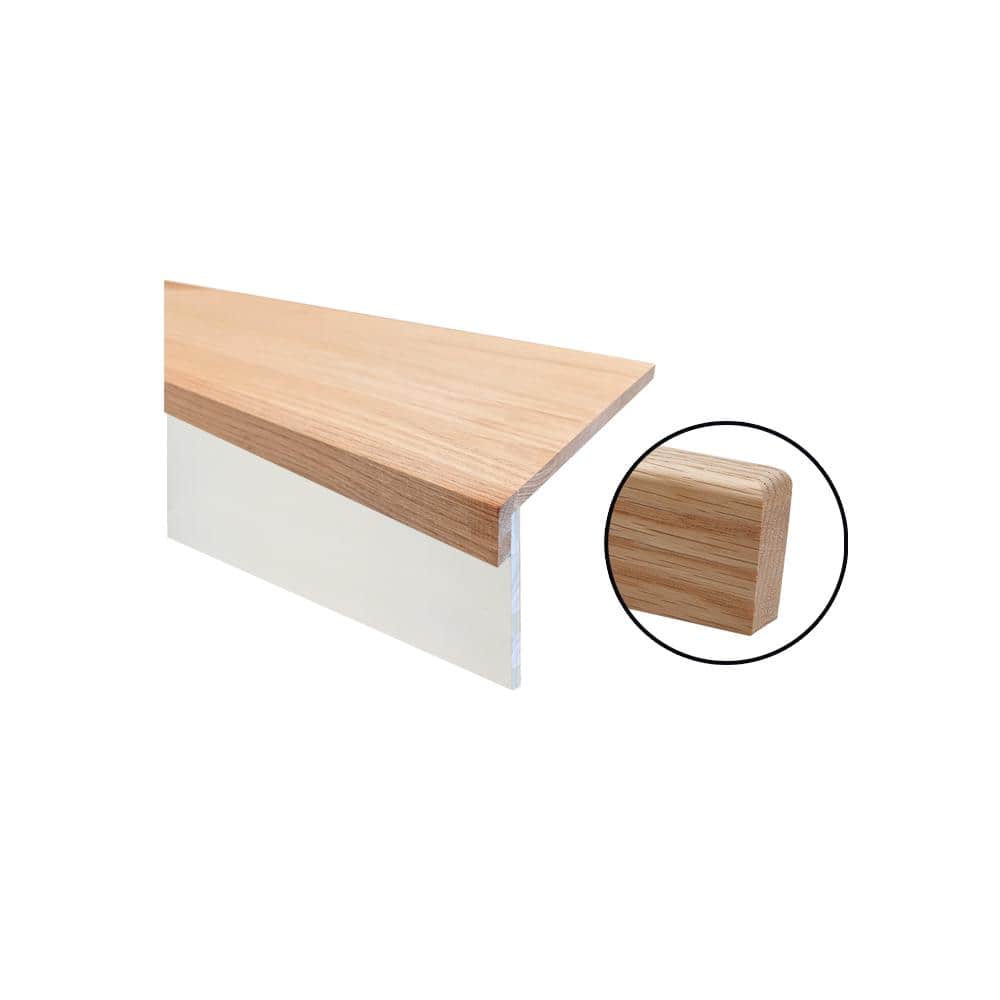 HOUSE OF FORGINGS Modern 1-7/8 in. x 11-1/2 in. x 48 in. Red Oak No Return Retread