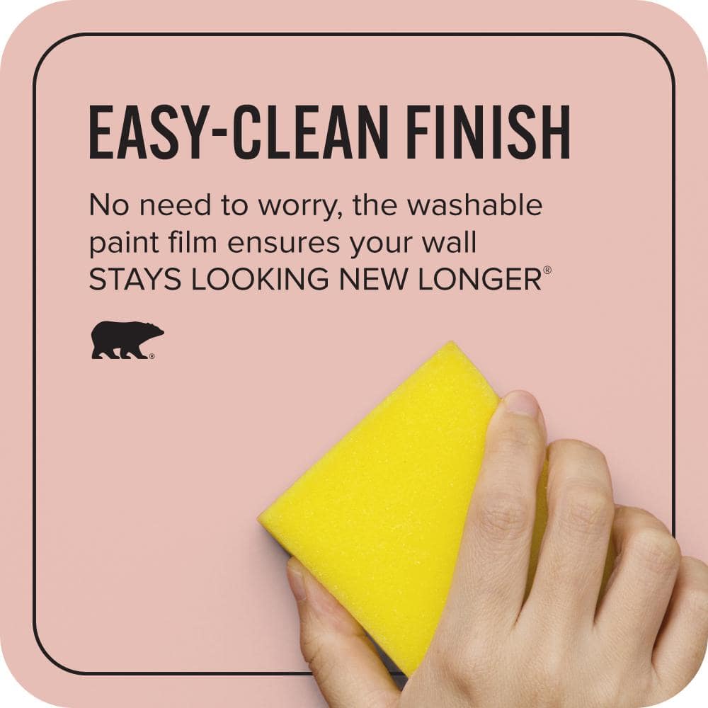 BEHR ULTRA 1 gal. #T18-01 Positively Pink Extra Durable Eggshell Enamel Interior Paint & Primer (4)