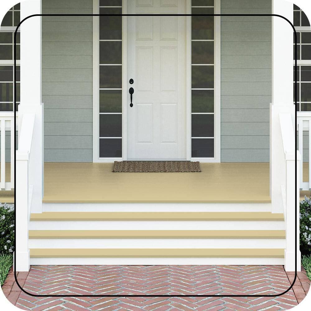 BEHR PREMIUM #PPU8-11 Textured Low-Lustre Enamel Interior/Exterior Porch and Patio Anti-Slip Floor Paint (2)