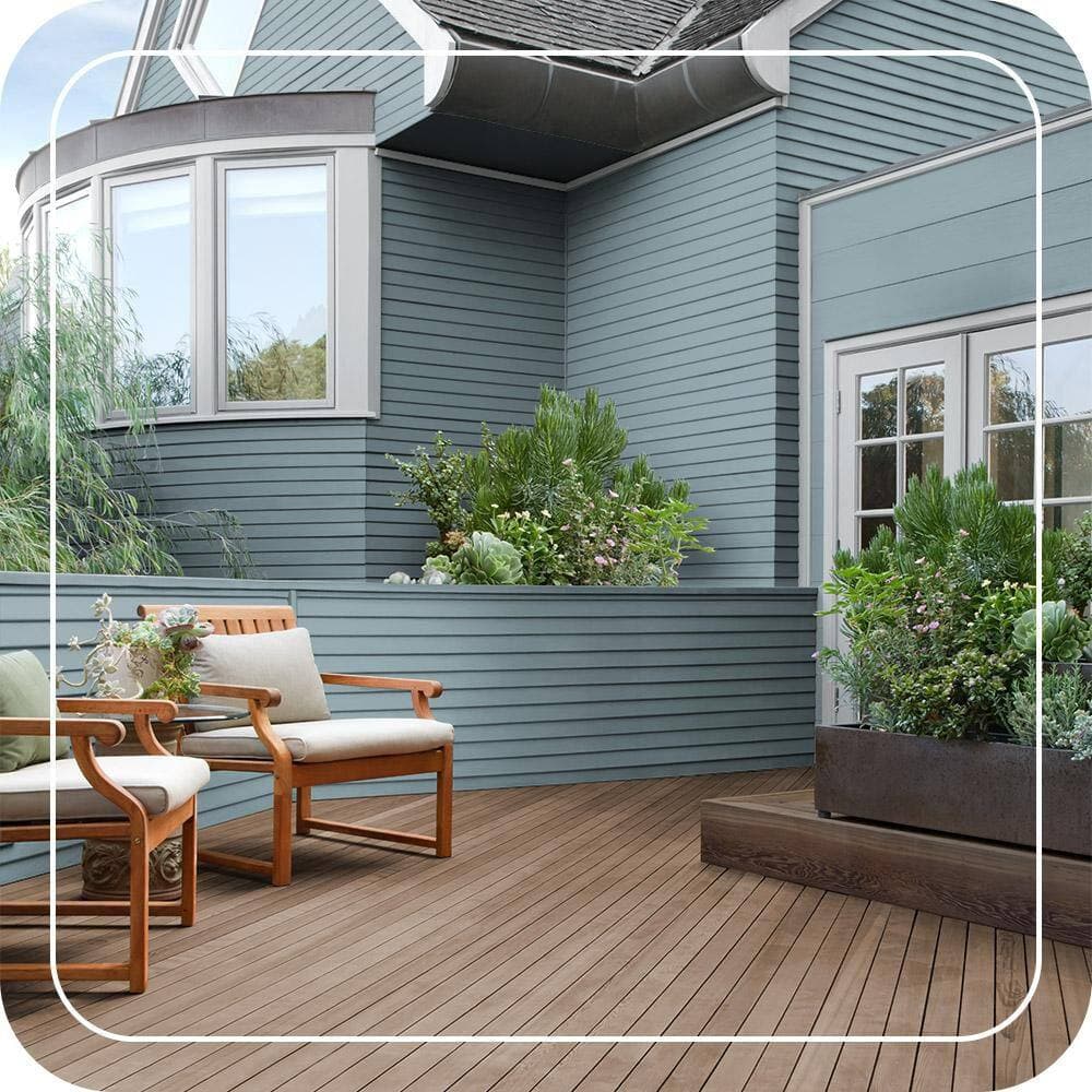 BEHR #BNC-18 Color House and Fence Exterior Wood Stain (3)