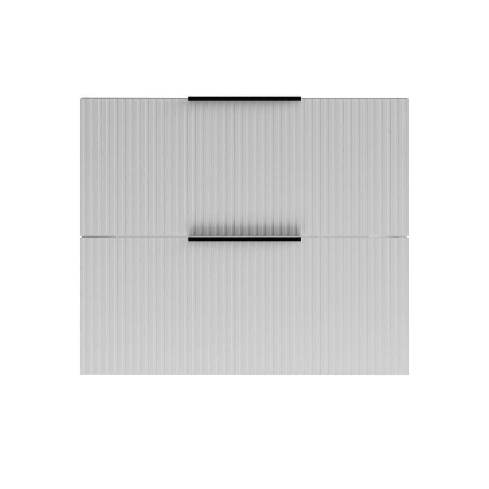 Noble House Aderyn 23 in. W Wall-Mounted Bath Vanity Cabinet without Top with 2 Drawers (2)