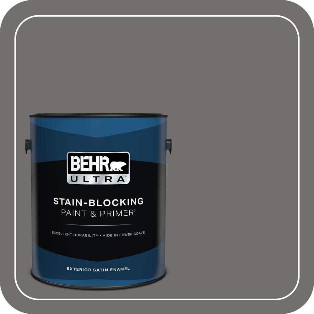 BEHR ULTRA 1 gal. #PPU24-05 Ancestral Satin Enamel Exterior Paint & Primer