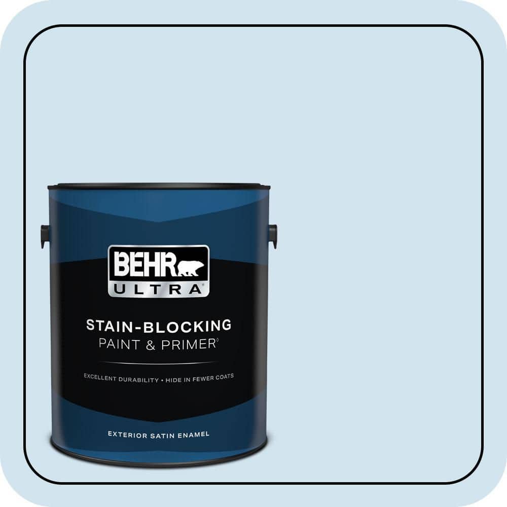 BEHR ULTRA 1 gal. #570C-2 Mystic Harbor Satin Enamel Exterior Paint & Primer