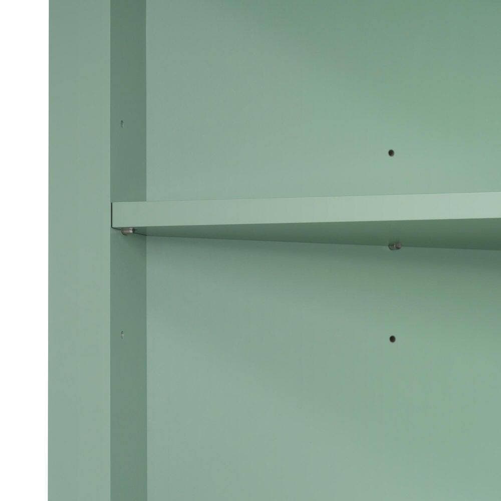 Coporesell 23 in. W 13 in. D 69 in. H MDF Linen Cabinet w/Drawer and Adjustable Shelf (3)