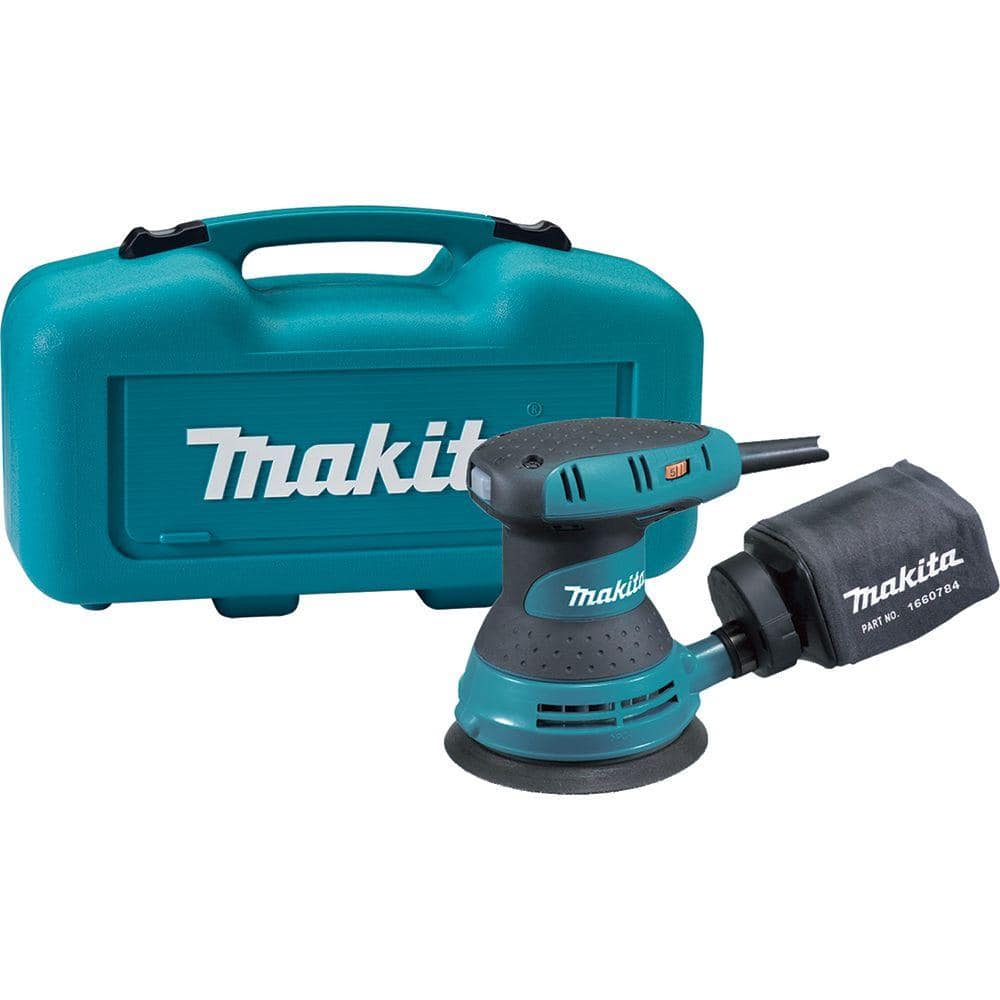 Makita 3 Amp 5 in. Corded Random Orbital Sander with Variable Speed Tool Case (1)