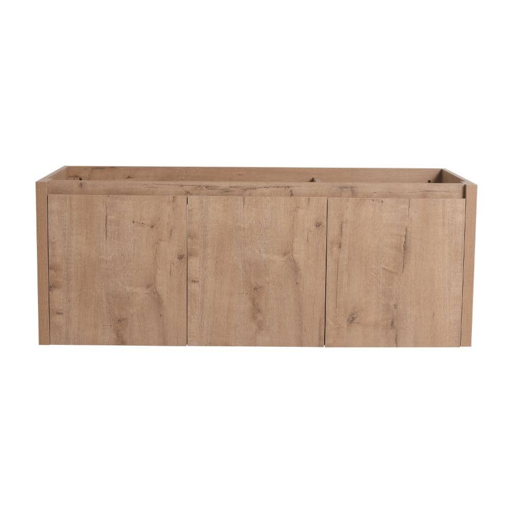 UPIKER 48 in. Bath Vanity Cabinet without Top in Imitative Oak Unassembled (2)