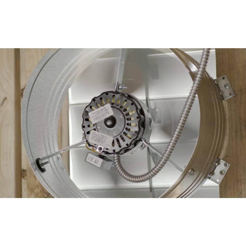 Master Flow CFM Electric Powered Gable Mount Gable Louver Vent (2)