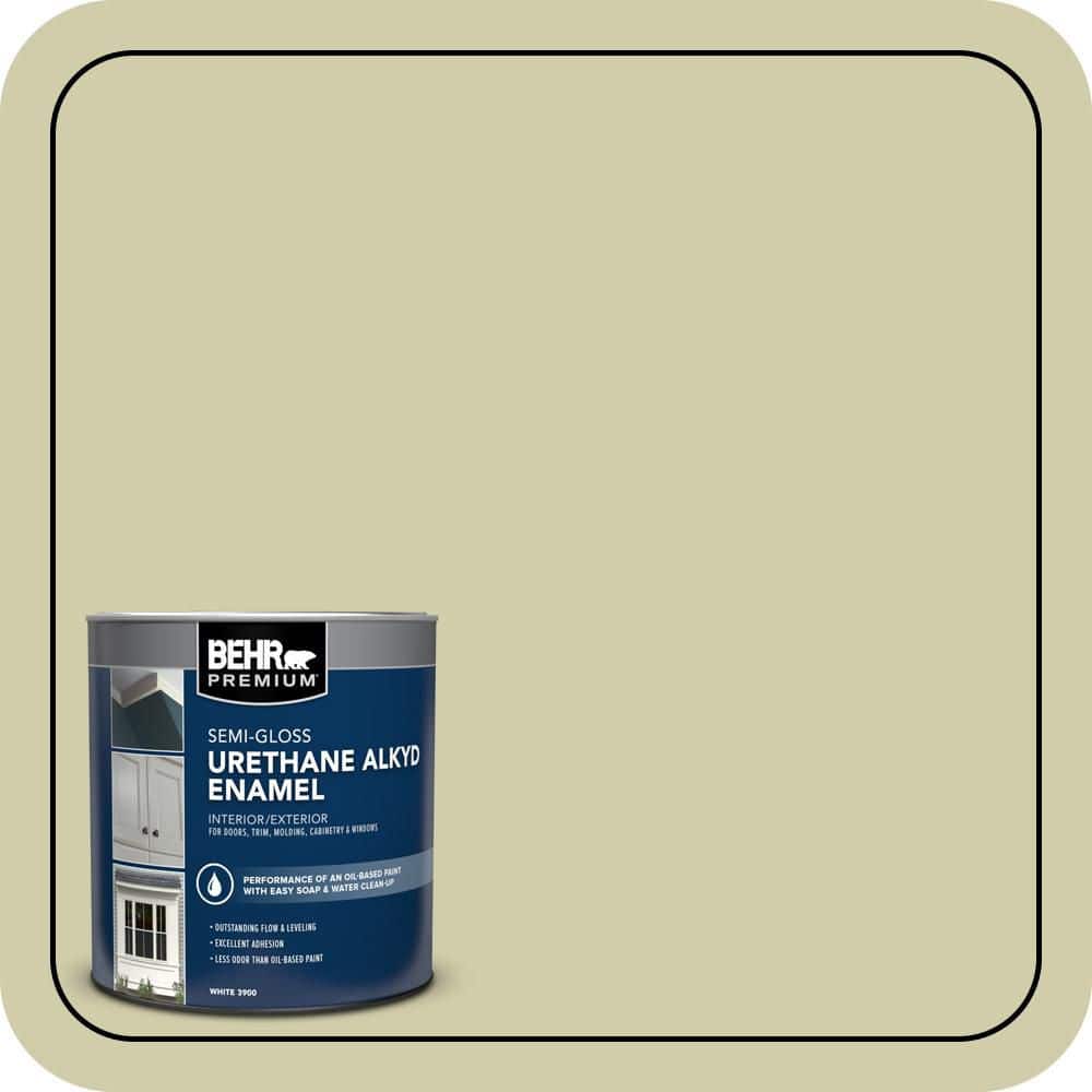 BEHR PREMIUM 1 qt. #S340-3 Hybrid Semi-Gloss Enamel Urethane Alkyd Interior/Exterior Paint (1)
