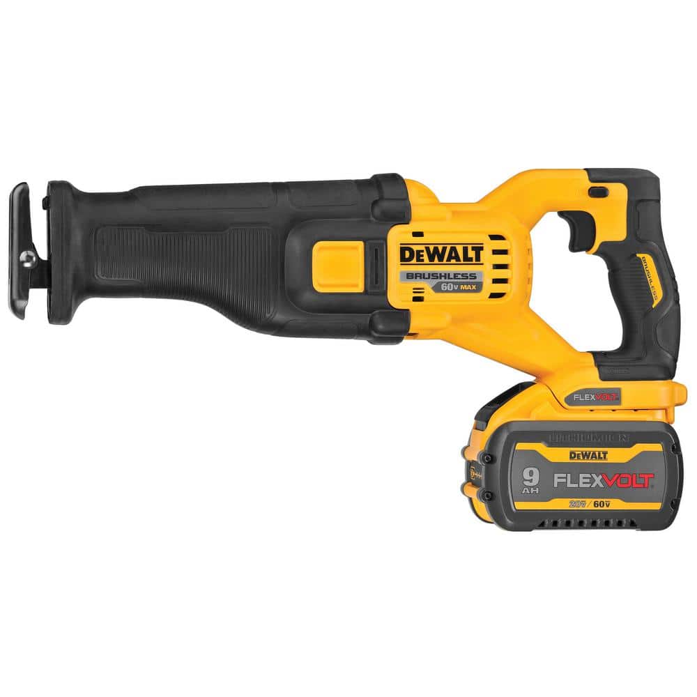 DEWALT FLEXVOLT 60V MAX Cordless Brushless Reciprocating Saw and 20V 6-1/2 in. Circular Saw with (2) FLEXVOLT 9.0Ah Batteries (3)