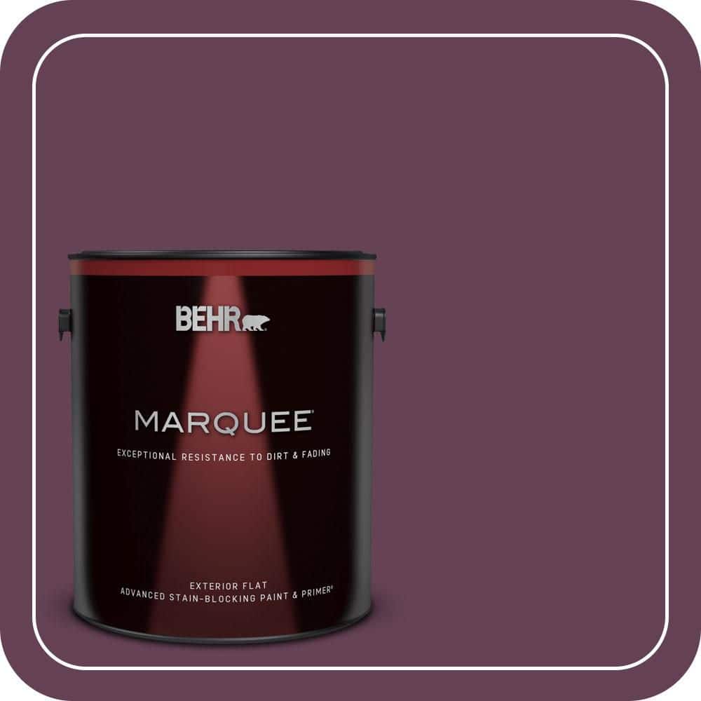 BEHR MARQUEE 1 gal. #S-G-690 Delicious Berry Flat Exterior Paint & Primer