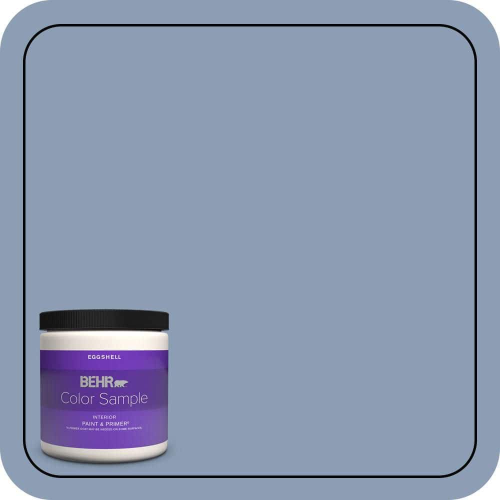 BEHR PREMIUM PLUS 8 oz. #PPU15-10 China Silk Eggshell Enamel Interior Paint & Primer Color Sample