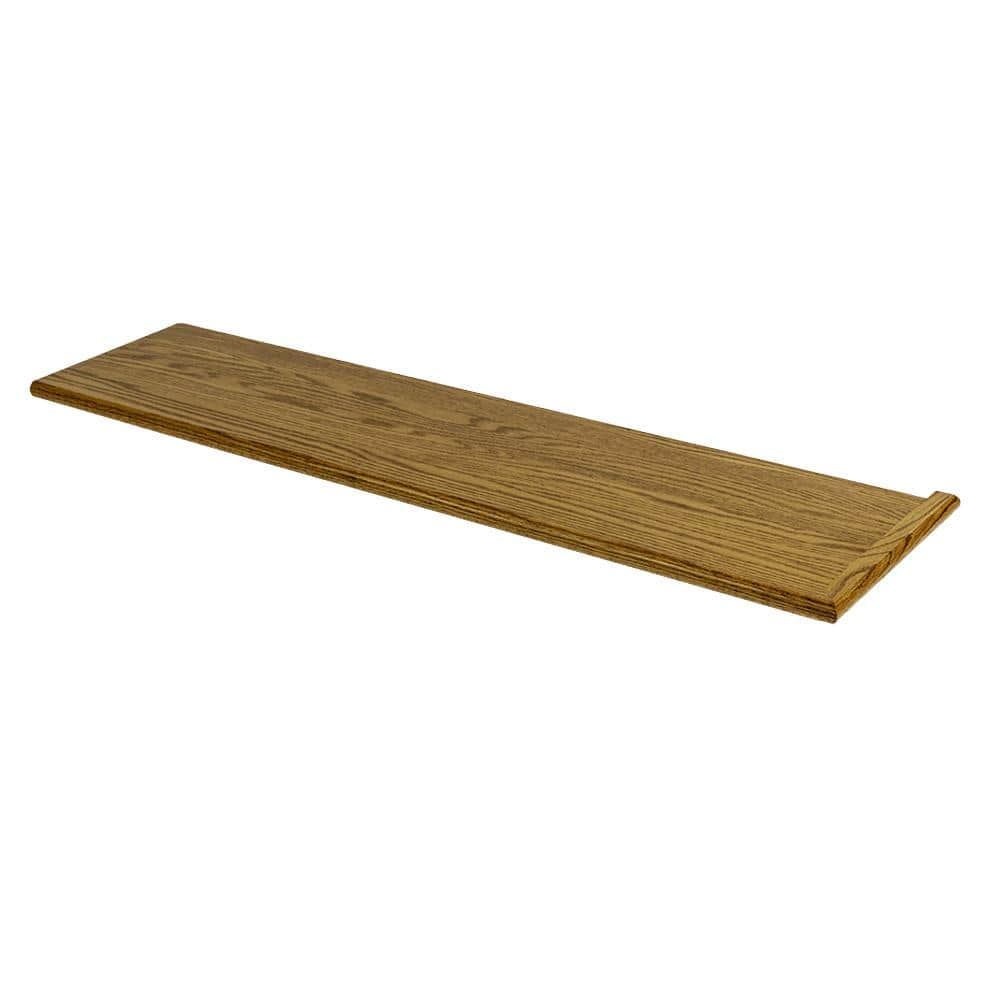 Stairtek 1 in. x 11.5 in. x 48 in. Prefinished Marsh Red Oak Right Return Plain Cut Tread (1)