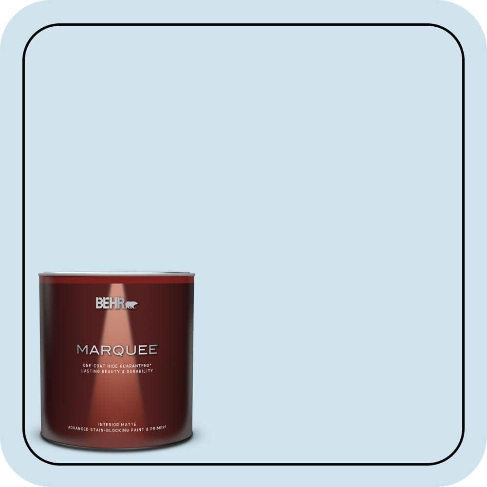 BEHR MARQUEE 1 qt. #M520-1A Soft Cloud Matte Interior Paint & Primer