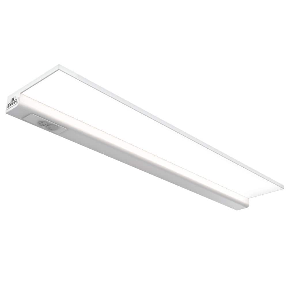 Feit Electric 20.5 in. (Fits 24 in. Cabinet) Hardwire White Dimmable Integrated LED Color Changing CCT Onesync Under Cabinet Light (2)