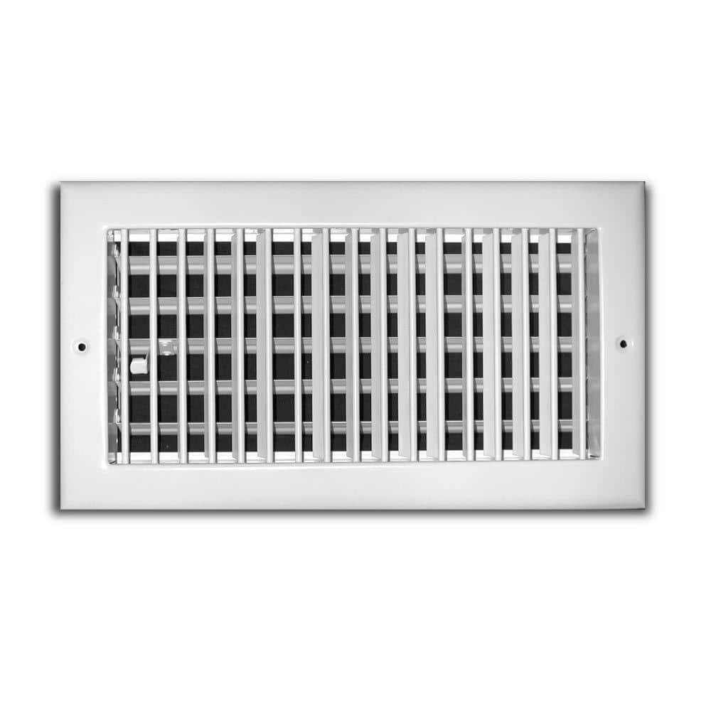 TruAire 20 in. 12 in. Steel Adjustable 1-Way Wall/Ceiling Register