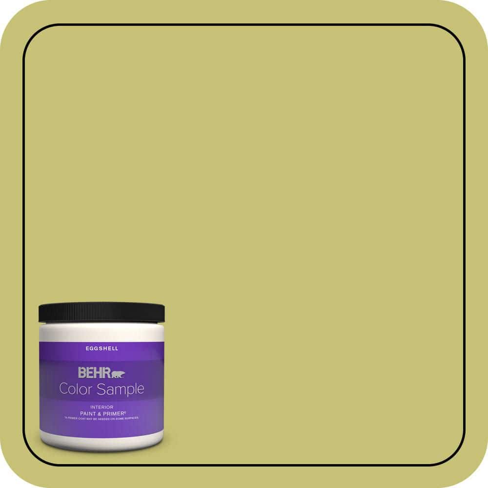 BEHR PREMIUM PLUS #PPU9-07 Fresh Sprout Enamel Interior Stain-Blocking Paint and Primer (1)