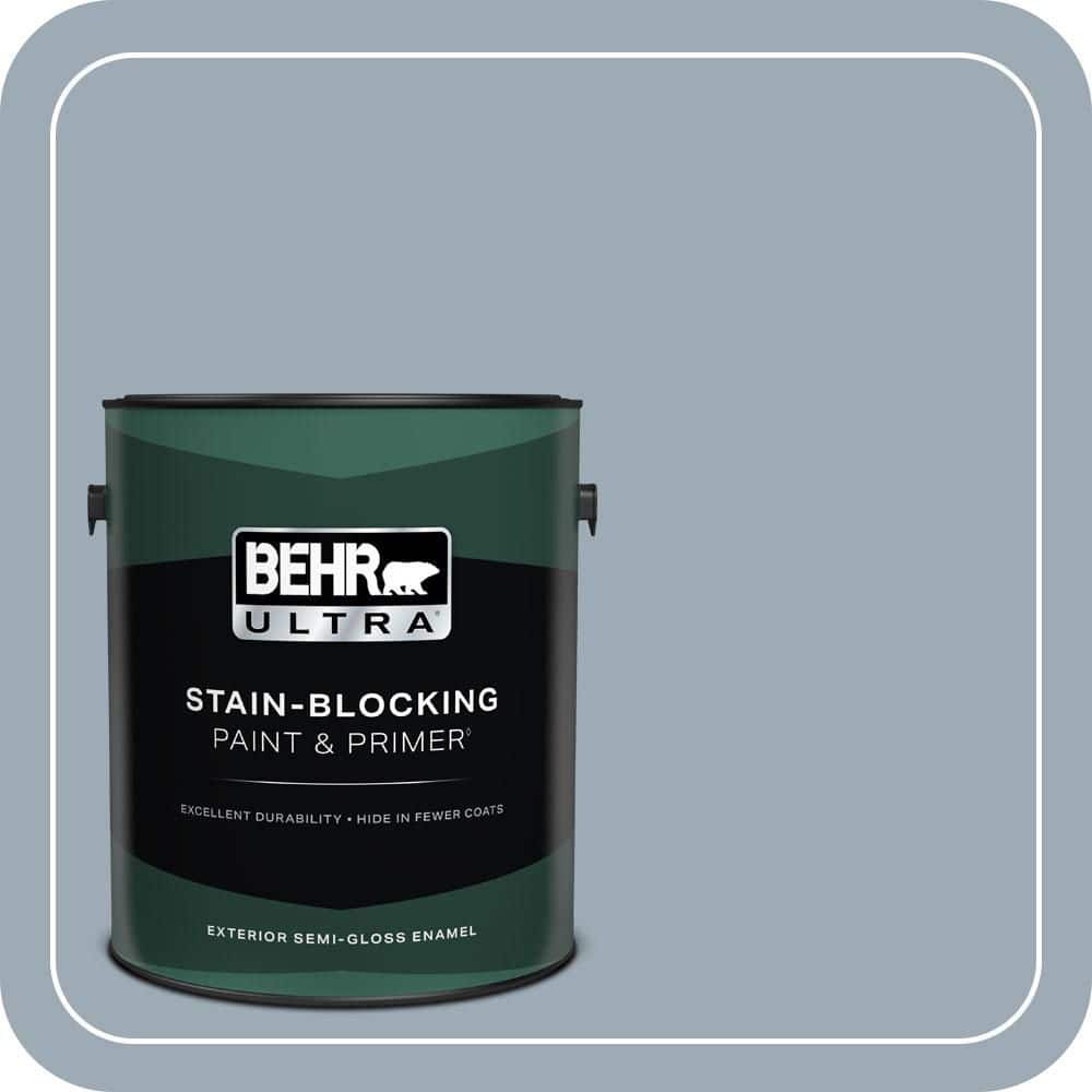 BEHR ULTRA 1 gal. #T13-6 Twilight Semi-Gloss Enamel Exterior Paint & Primer