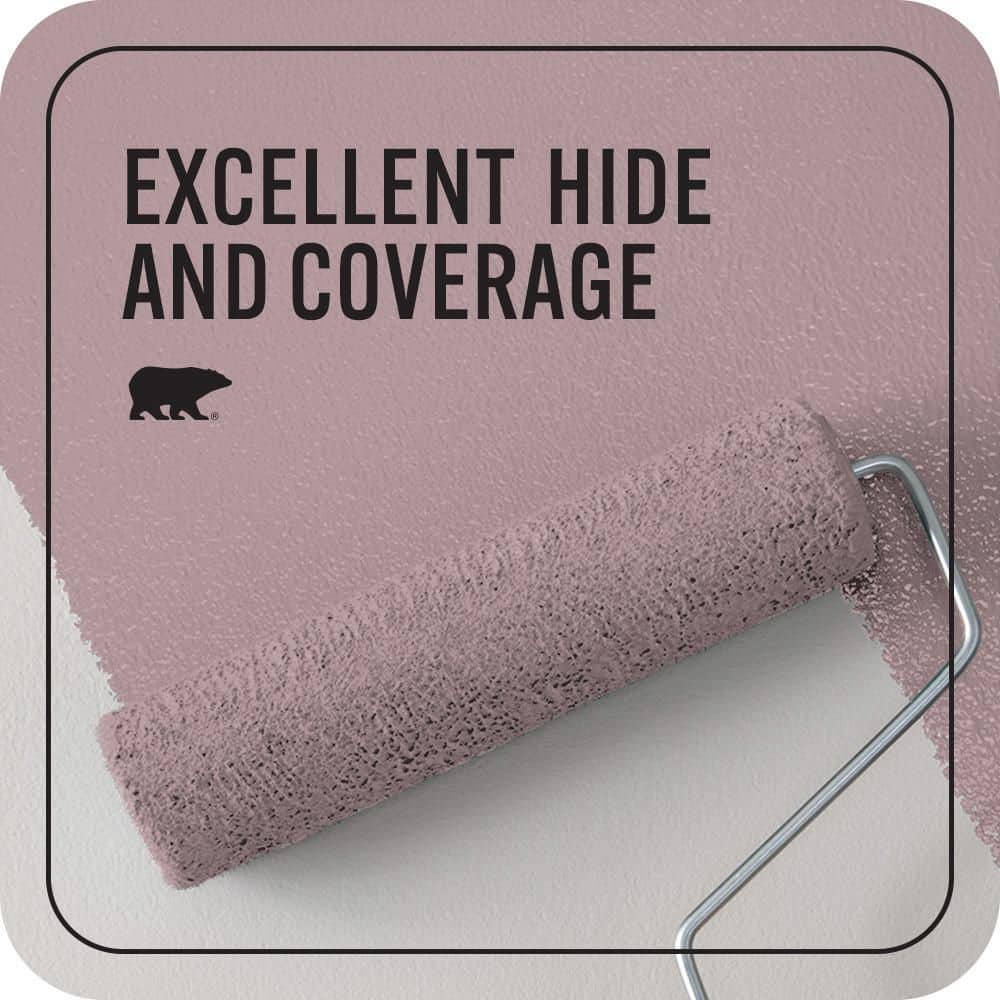 BEHR PREMIUM PLUS #PMD-71 Twilight Blush Enamel Interior/ & Primer Color Sample (4)