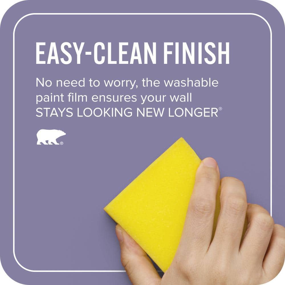 BEHR ULTRA 1 gal. #640D-6 Chinese Violet Extra Durable Satin Enamel Interior Paint & Primer (4)