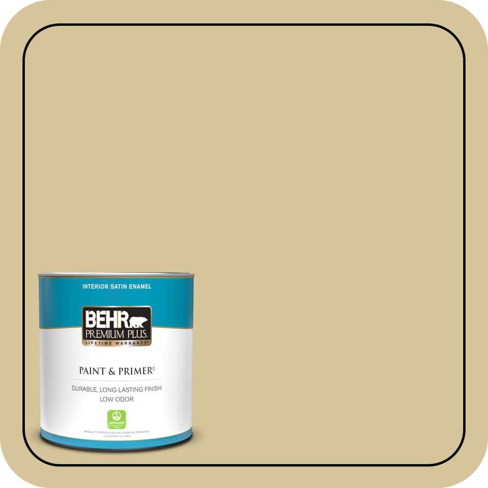 BEHR PREMIUM PLUS Home Decorators Collection #HDC-NT-02 White Oak Enamel Low Odor & Primer (1)
