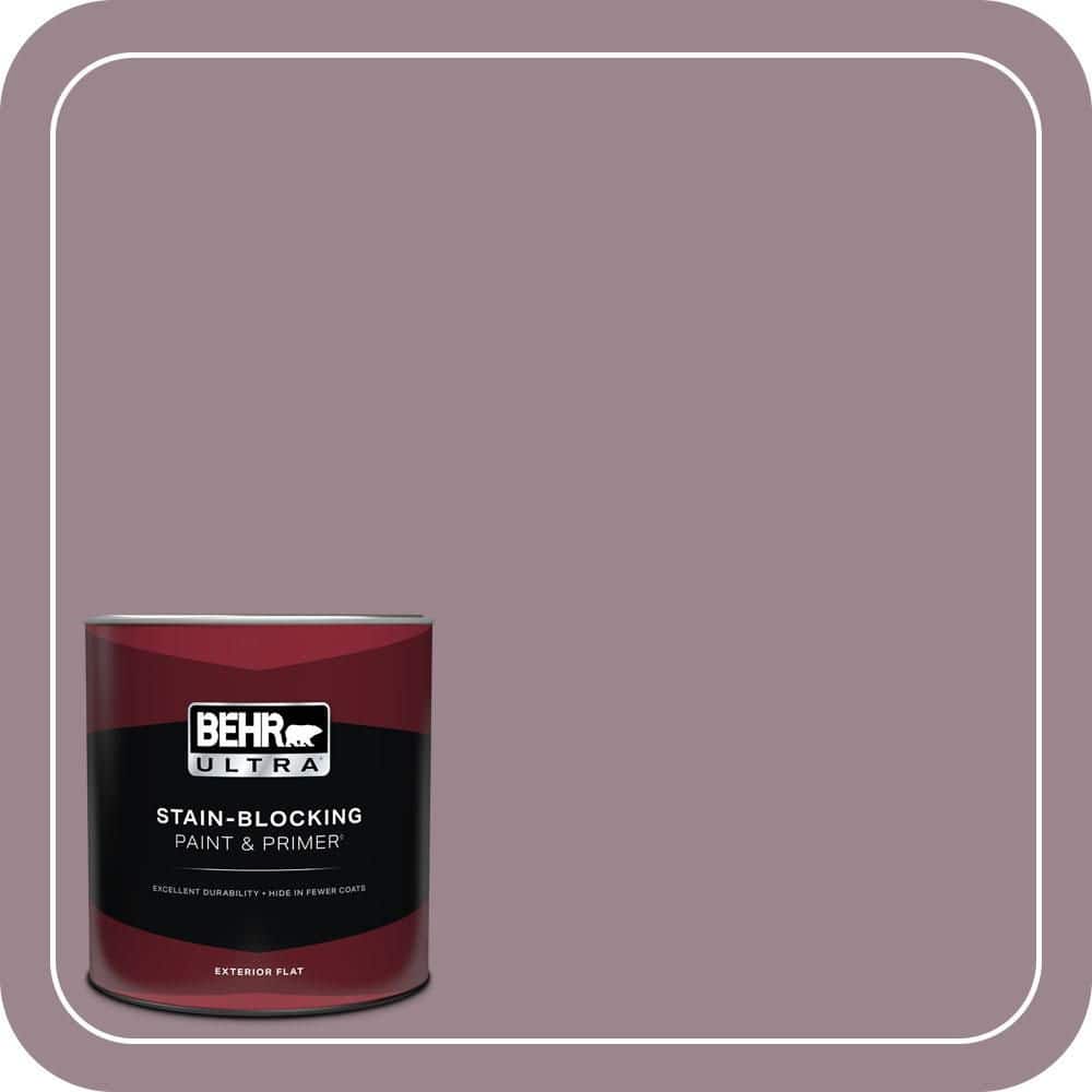 BEHR ULTRA 1 qt. #PPU17-14 Dream Sunset Flat Exterior Paint & Primer