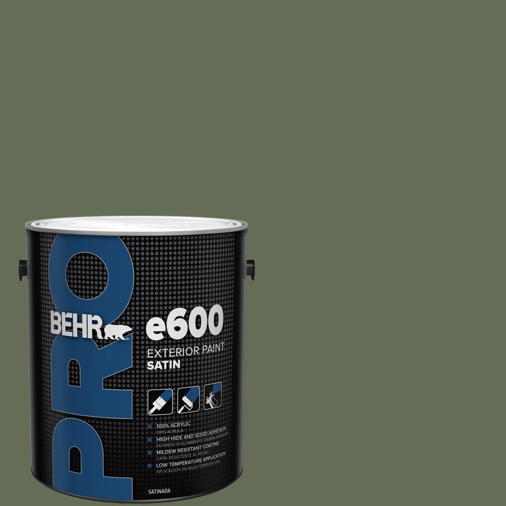 BEHR PRO 1 gal. #ECC-38-3 Sea Fern Satin Exterior Paint