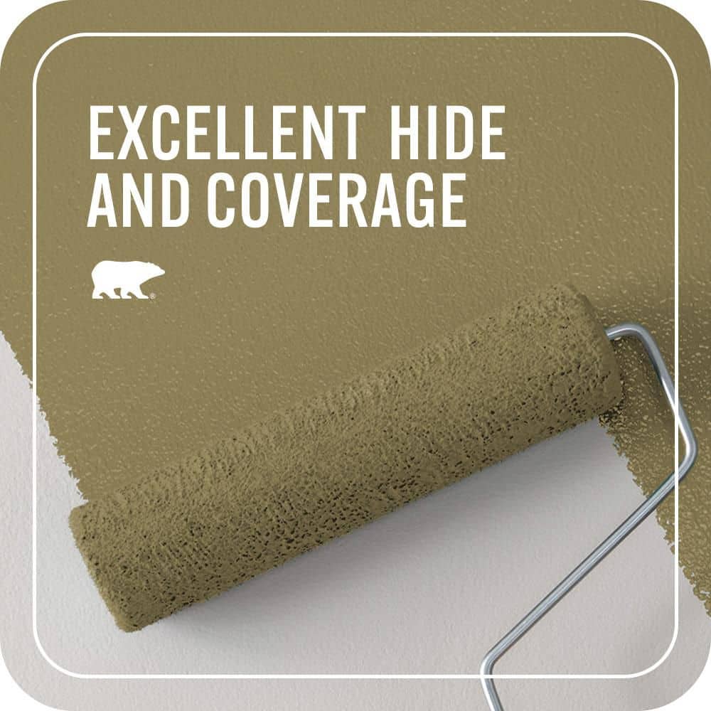 BEHR PREMIUM PLUS #S330-6 Dash of Oregano Enamel Interior/Exterior Paint & Primer Color Sample (4)