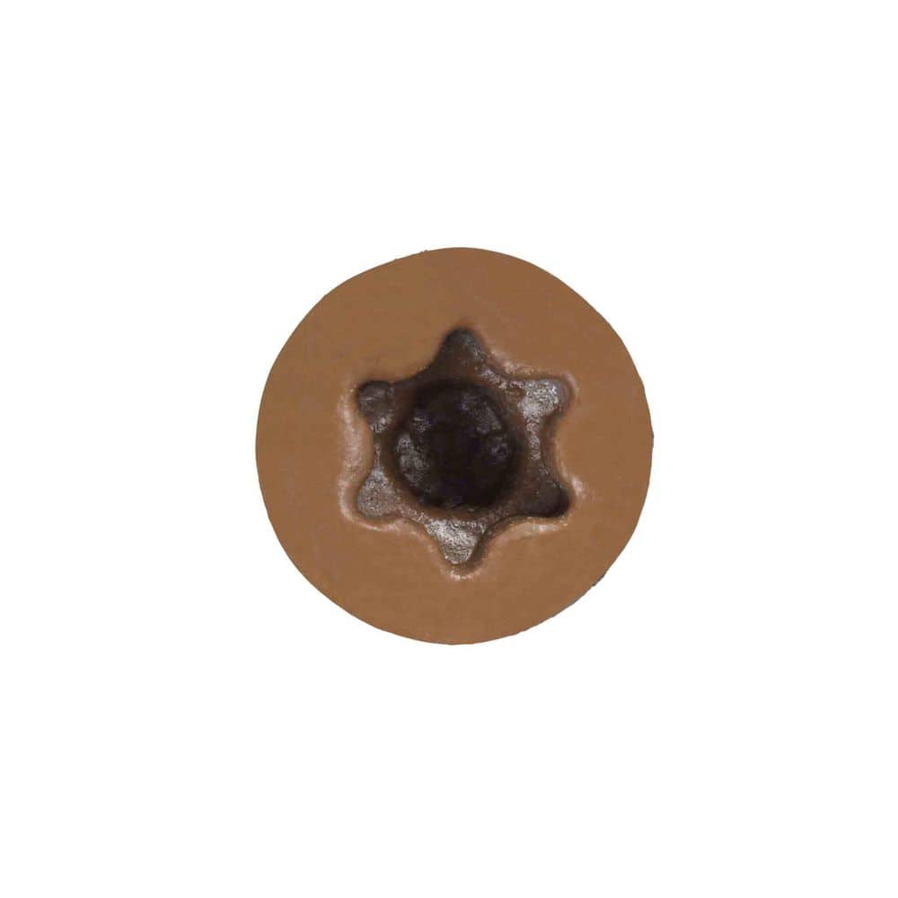 FastenMaster 2-1/2 in. Brown Torx Trim Head TrapEase Composite Deck Screws (75 Pack) (4)