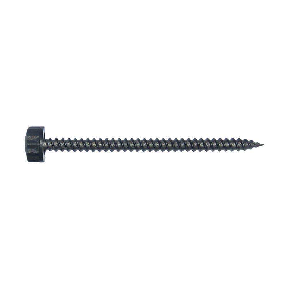 Nylo-Tec #10 x 3 in. Nylon Bronze Bi-Hex Head Sheet Metal Screw (100 per Pack)